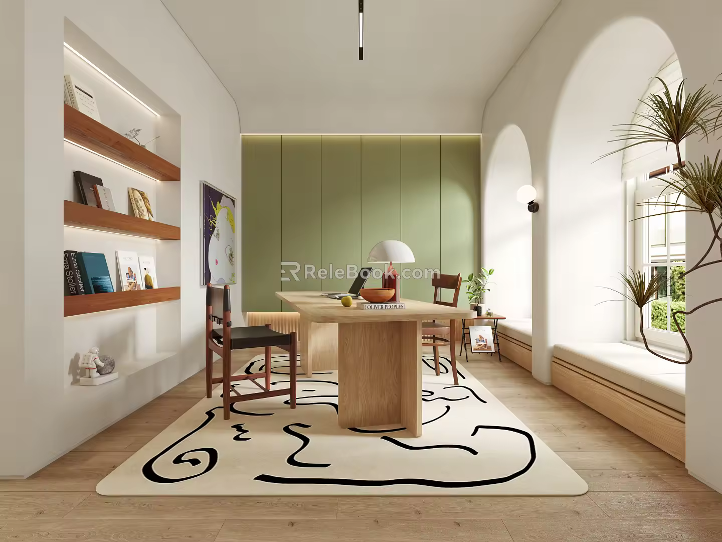 Nordic Study 3d model