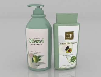 Washing daily shampoo shower gel 3d model