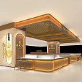 Elegant Jewelry Store Interior Design With Glass Display Cases And Warm Lighting