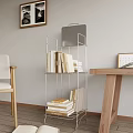 Bookshelf Books Desktop Ornaments 3d model