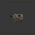 Natural Stone and Wood Sculpture With Rough Texture And Earthy Brown Tones