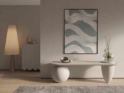Quiet Decorative Painting Texture Decorative Hanging Painting 3d model
