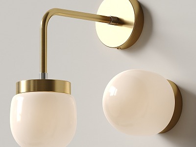 Light Luxury Wall Lamp 3d model