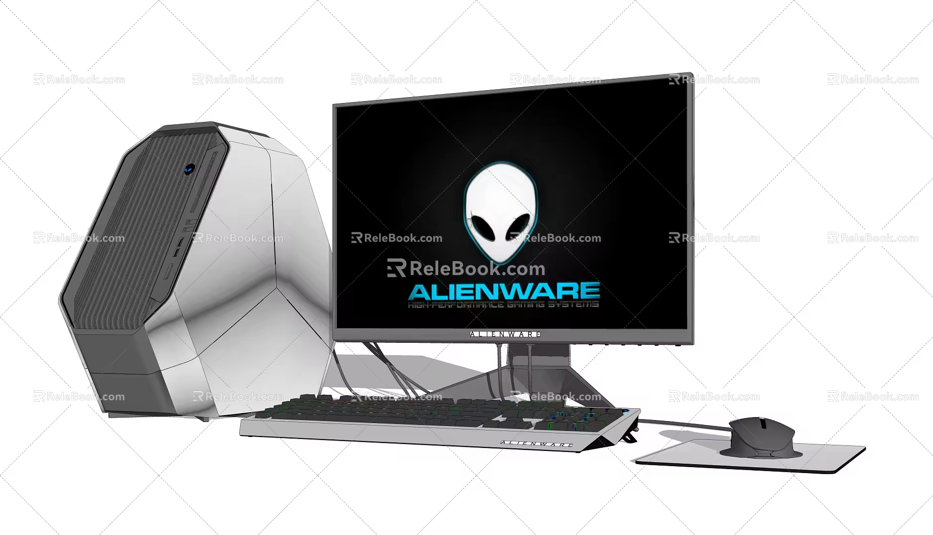 Modern Computer Desktop Computer 3d model