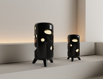 Modern table lamp 3d model