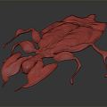 Modern leaf-dead insects, Sparidae 3d model