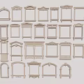 European component French component European window frame French window frame 3d model