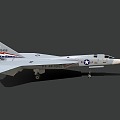 Modern Fighter XF108 Interceptor Jet Fighter 3d model