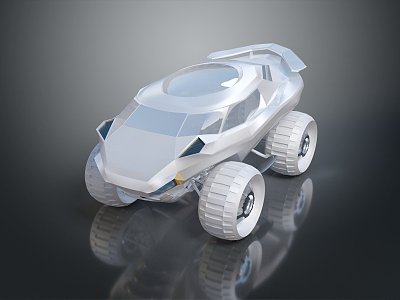 Modern all-terrain vehicle toy car four-wheeler beach car 3d model