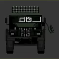 Green Military Truck with Missile Launcher System and Heavy Duty Six Wheeled Design