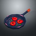 Pot Flat Pan Flat Frying Pan Milk Pan Cooking Pan Cooking Pot Cookware Kitchen Kitchen Items Kitchen Supplies 3d model