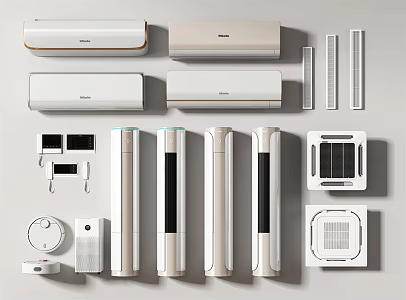 Modern air conditioning air conditioning combination 3d model
