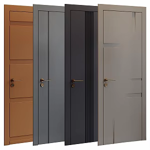 Single door 3d model