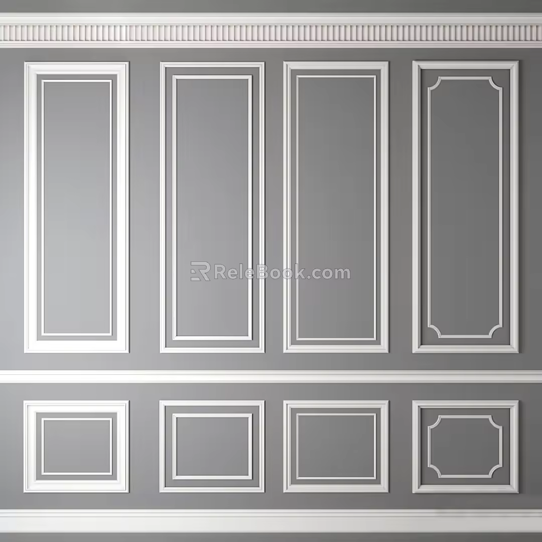Gypsum lines 3d model