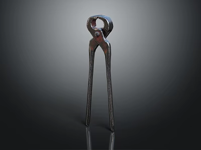 Sturdy Metal Pliers As Essential Hardware Tool For Professional Use 3d model