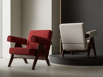 Single sofa 3d model