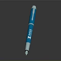 Blue Metallic Accent Pen With Smooth Writing For Everyday Use Essentials