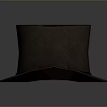 Stylish Brown Top Hat Featuring Diamond Pattern And Orange Band For Daily Use
