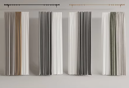 Curtains 3d model