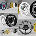Industrial Equipment Alloy Wheels With Multiple Colors And Various Designs