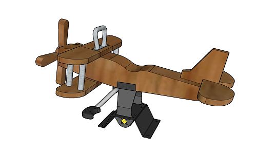 Modern Amusement Equipment Aircraft 3d model