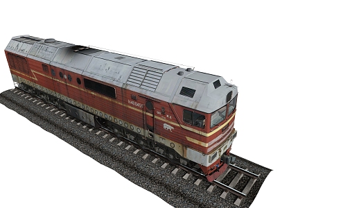 Modern Train 3d model