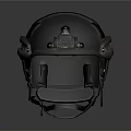 Tactical Helmet Clothing Accessory With Camera Mount And Adjustable Straps 3d model