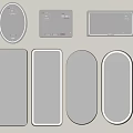 Stylish Mirrors in Various Shapes and Frames for Modern Interior Decor with Reflections