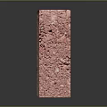 Solid Red Brick With Rough Surface And Natural Texture For Construction Projects 3d model