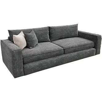 West Modern Casual Sofa 3d model