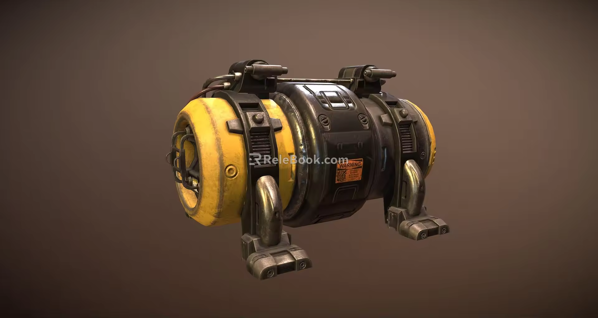Modern engine motor 3d model