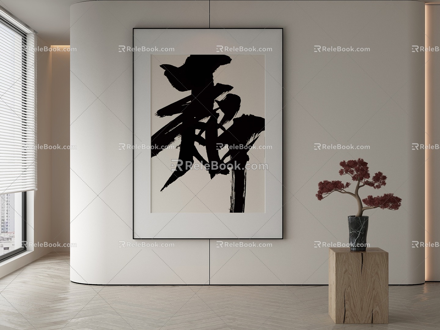 New Chinese Decorative Painting 3d model