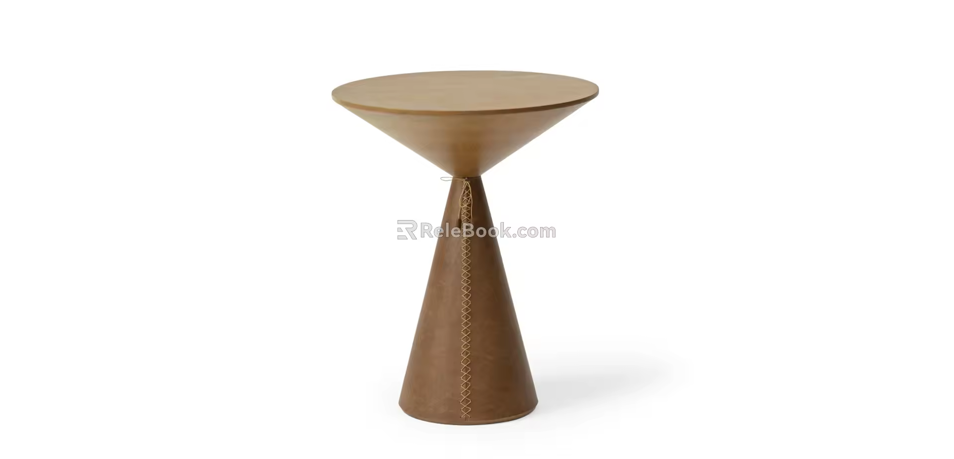 Nordic Solid Wood Side Table Silent Style Round Corner Table French Country Tapered Coffee Table Sofa Bedside Table 3d model