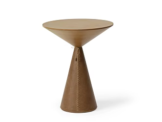 Nordic Solid Wood Side Table Silent Style Round Corner Table French Country Tapered Coffee Table Sofa Bedside Table 3d model
