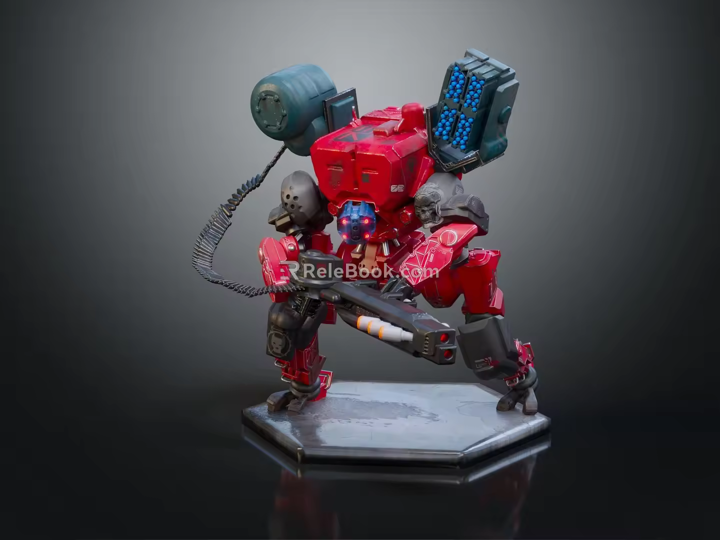INDUSTRIAL LOFT ROBOT MACHINE WARRIOR MACHINE WARRIOR BATTLE ROBOT 3d model