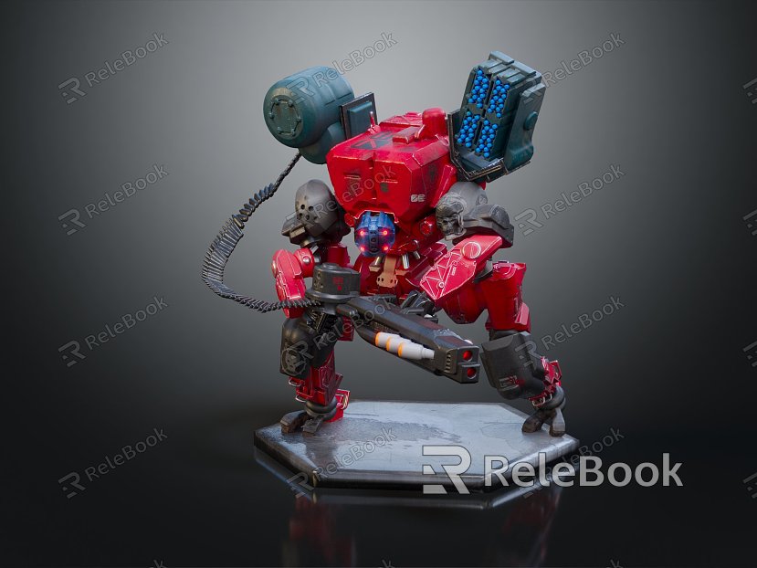 INDUSTRIAL LOFT ROBOT MACHINE WARRIOR MACHINE WARRIOR BATTLE ROBOT model