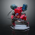 INDUSTRIAL LOFT ROBOT MACHINE WARRIOR MACHINE WARRIOR BATTLE ROBOT 3d model