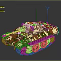 Camouflage Military Style Apparel With Multicolor Pattern For Fashionable Outfits