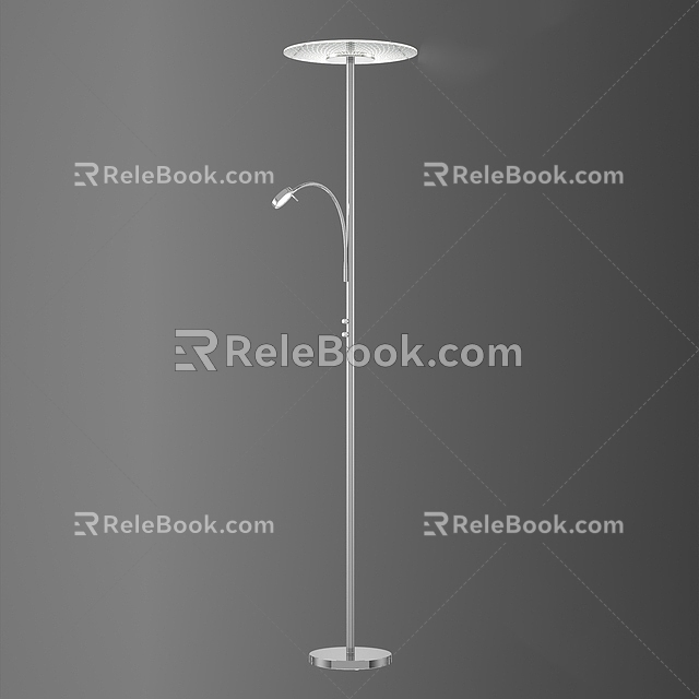 Floor lamp High pole floor lamp Metal floor lamp 3d model