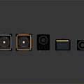 Various Design Home Speakers In Wooden And Black Finishes For Daily Use