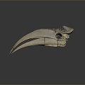 Parrot Skull Hawk Skull Bird Skull Bird Fossil Life Supplies 3d model