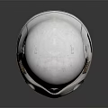 White Stormtrooper Helmet With Detailed Design Black Accents And Reflective Surface