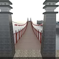 Modern And Arch Bridges Over Water With Vehicles And Traffic Movement