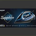 Alpine Sapphire Pro Electric Iron With 2200W Power For Daily Home Use