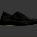 Stylish Black Leather Loafers With Minimalist Design And Thick Sole For Everyday Use