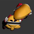 Modern game character child 3d model