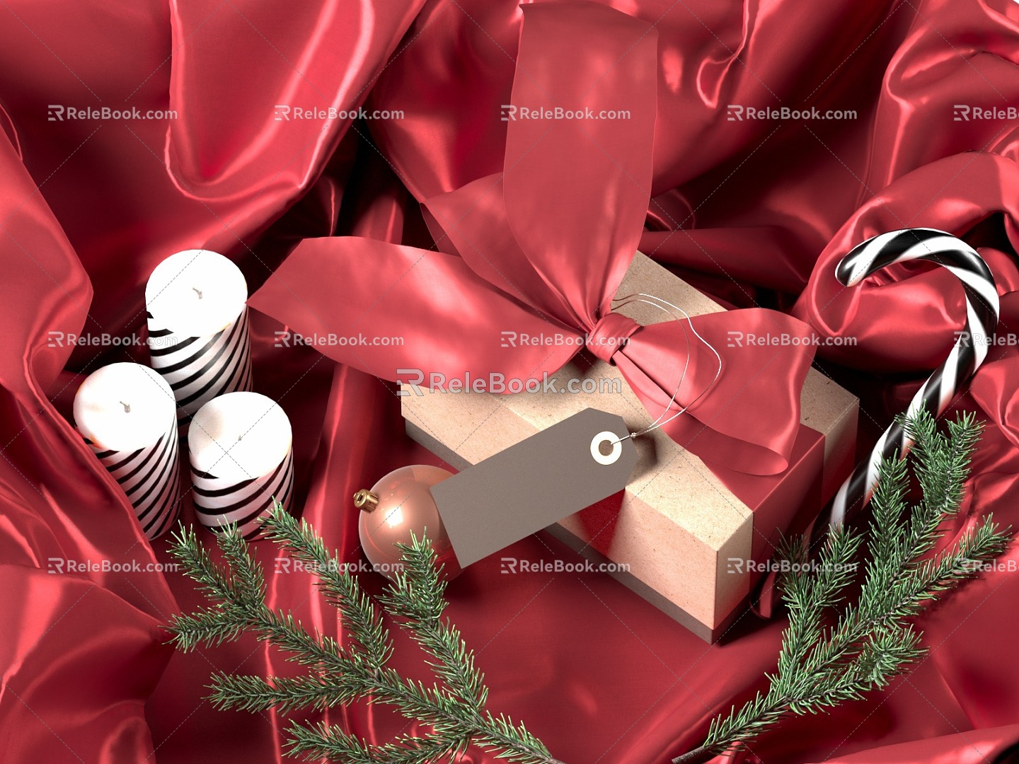 Christmas Gift Box 3d model