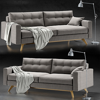 Double sofa 3d model