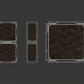 Metal Frame Equipment Panels With Diamond Pattern In Different Sizes