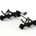 Industrial Equipment Mechanical Chassis With Suspension System And Wheel Assemblies